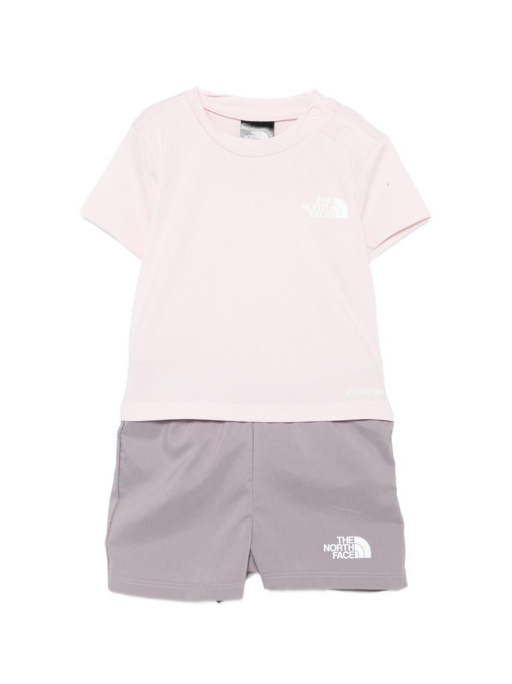 Completo per neonata The North Face Kids multicolore con dettaglio logo NF0A8FYR MC11 THE NORTH FACE KIDS