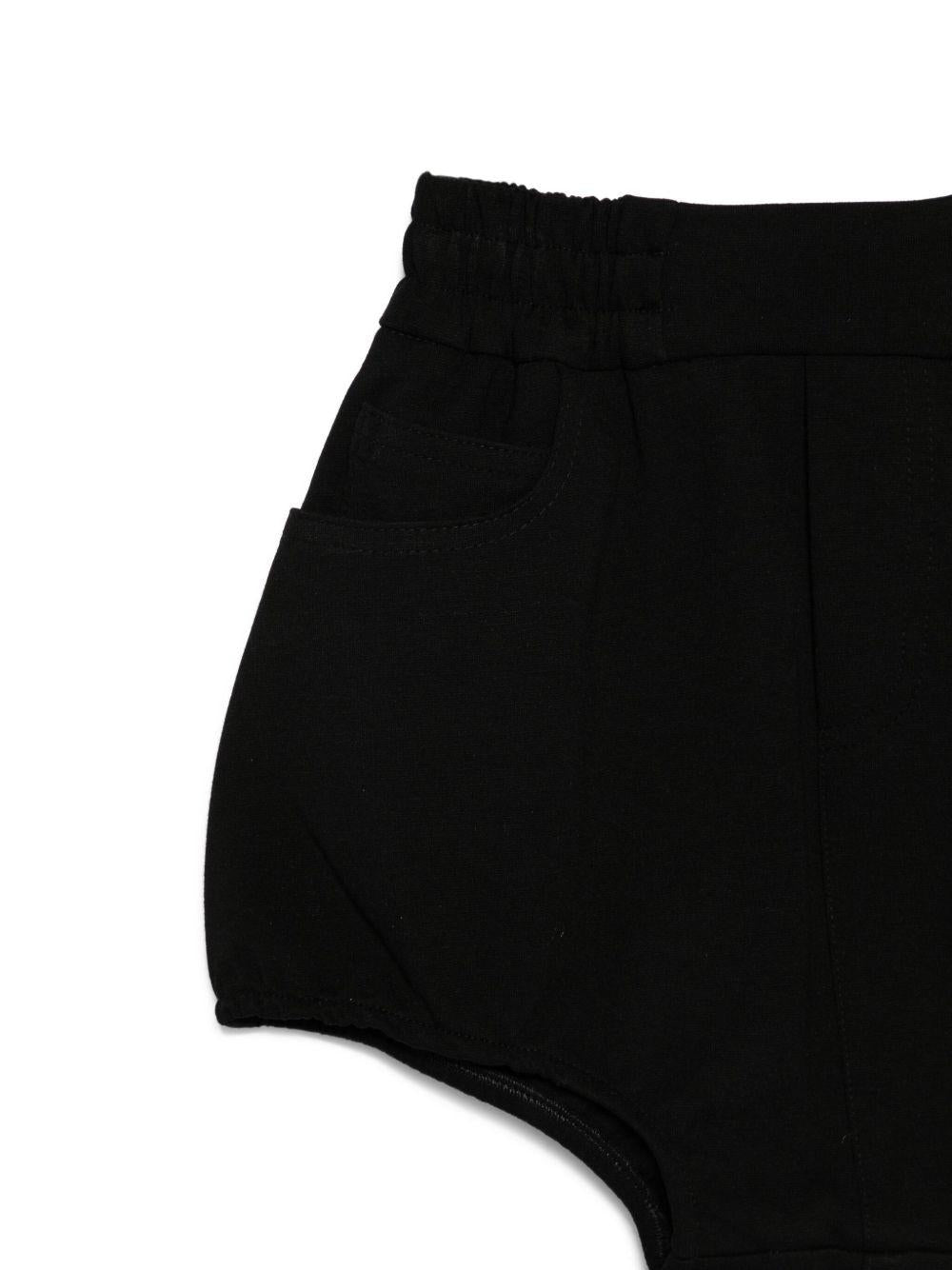 Shorts per bambina Douuod Kids nero con vita elasticizzata DX6A09 J0371 930 DOUUOD