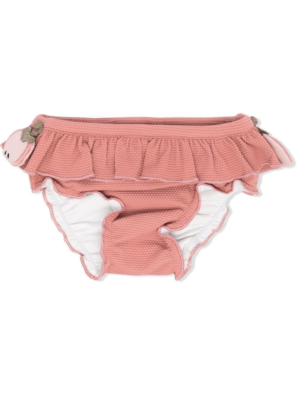 Slip bikini per neonata Donsje Sisi rosa con stampa 4501304 002ZB DONSJE