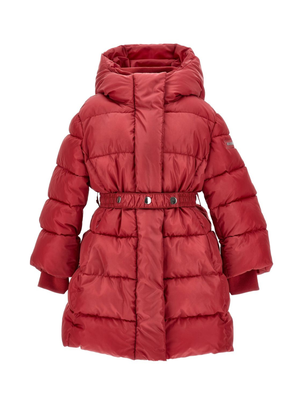 Piumino per bambina Monnalisa rosso con cappuccio 17F101 6020 0043 MONNALISA