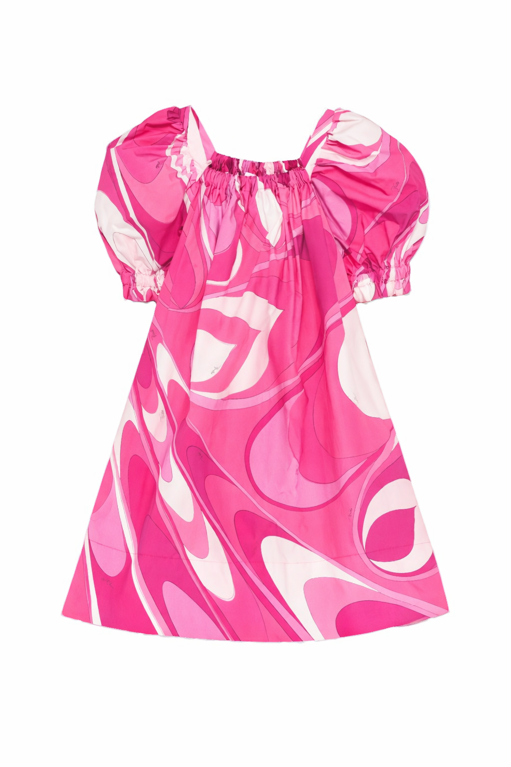 Abito per bambina Emilio Pucci Junior rosa a maniche corte PY1C01 P0584 570BC EMILIO PUCCI JUNIOR