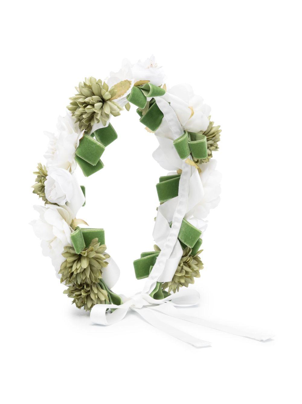 Cerchietto con applicazione a fiori FL967746AF664B 15 COLORICHIARI KIDS
