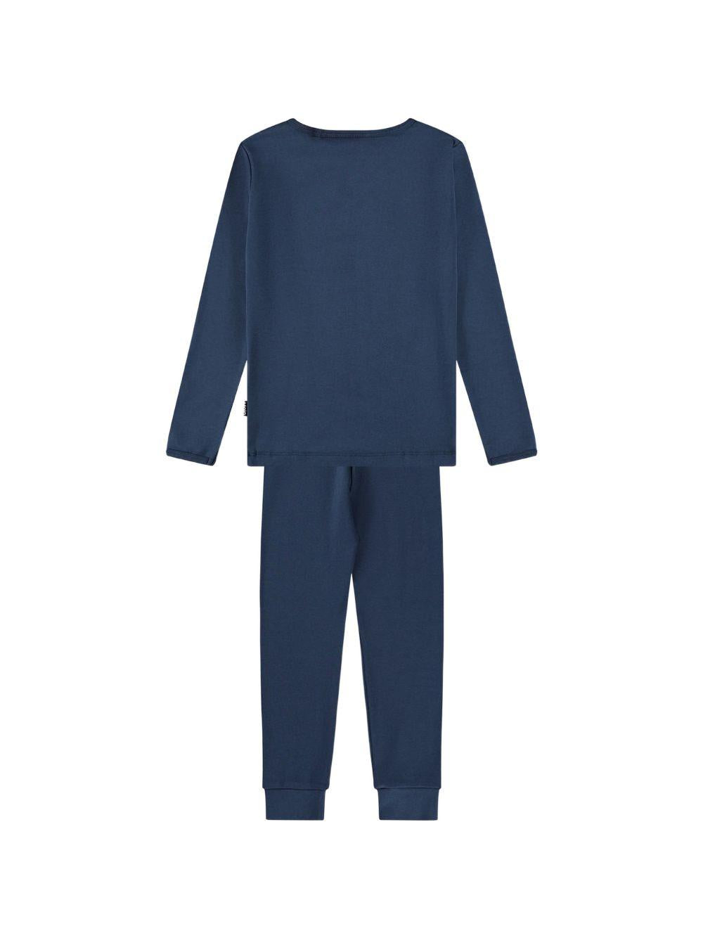 Pigiama per bambino Molo Kids blu con motivo smiley 6W26R503 2482 MOLO KIDS