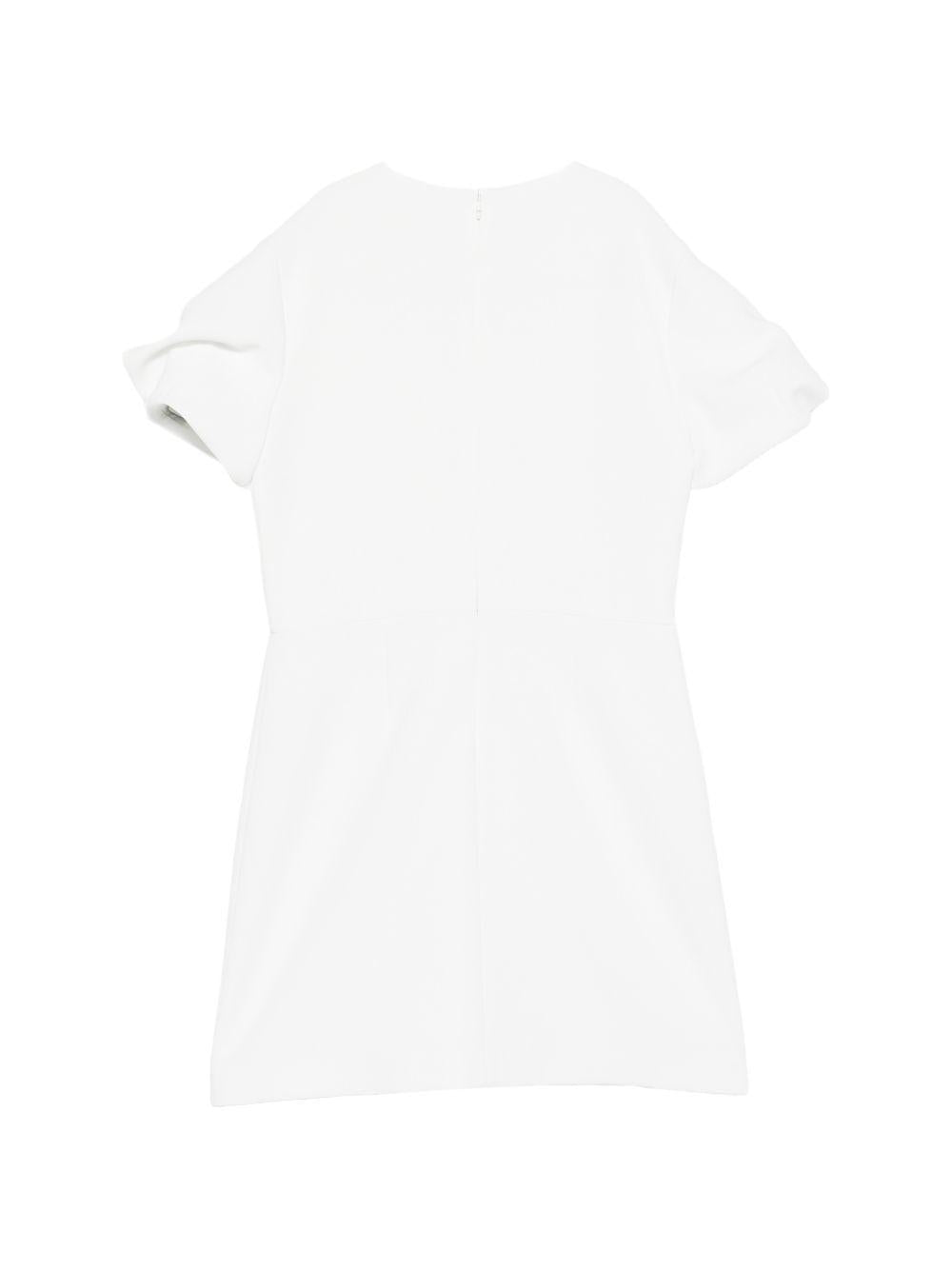 Abito per bambina Elisabetta Franchi La Mia Bambina bianco con tasche ad aletta EFAB6460GA022 0004 ElISABETTA FRANCHI