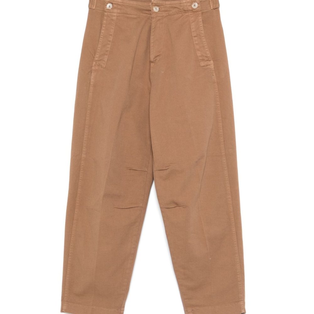 Pantaloni per donna Merci marrone in gabardine P402 CAMEL MERCI