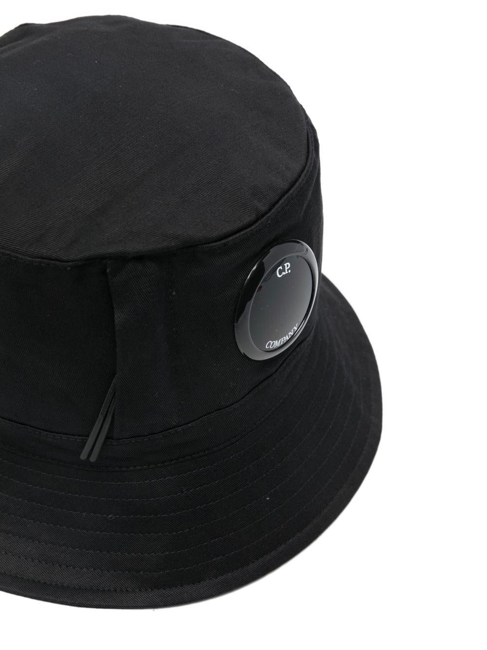 Cappello per bambino C.P. Company Kids nero a bucket CMX00NLOA04 60100 C.P.COMPANY KIDS