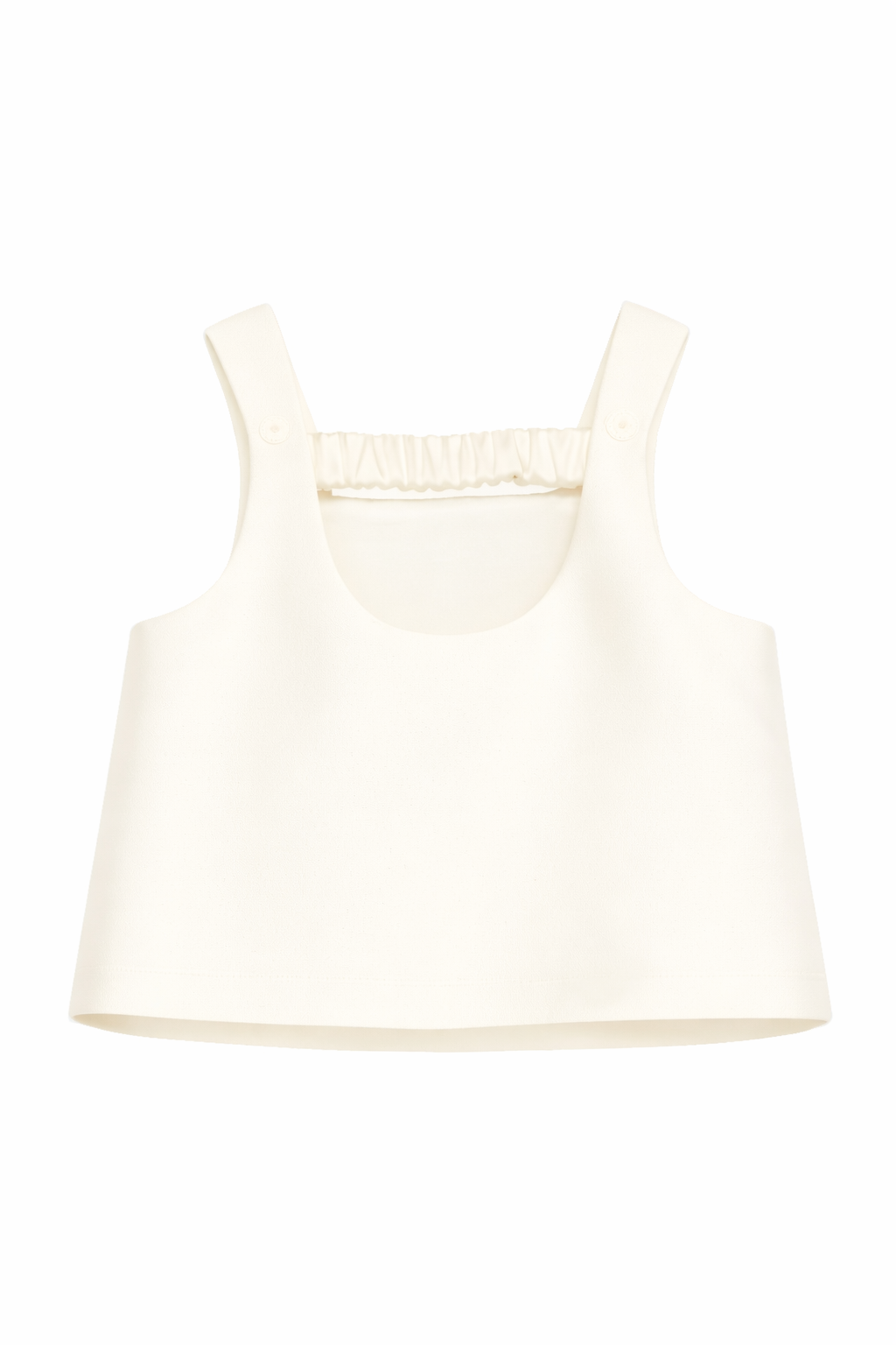 Top per bambina Simonetta bianco con scollo quadrato SY5A92 S0251 102 SIMONETTA KIDS