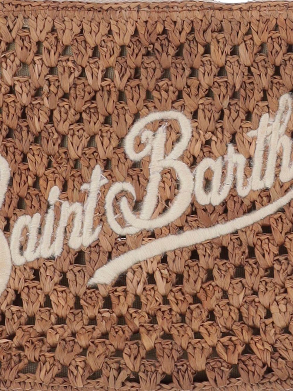 Pouch MC2 Saint Barth marrone in rafia RAFP001 09038L MC2 ST. BARTH KIDS