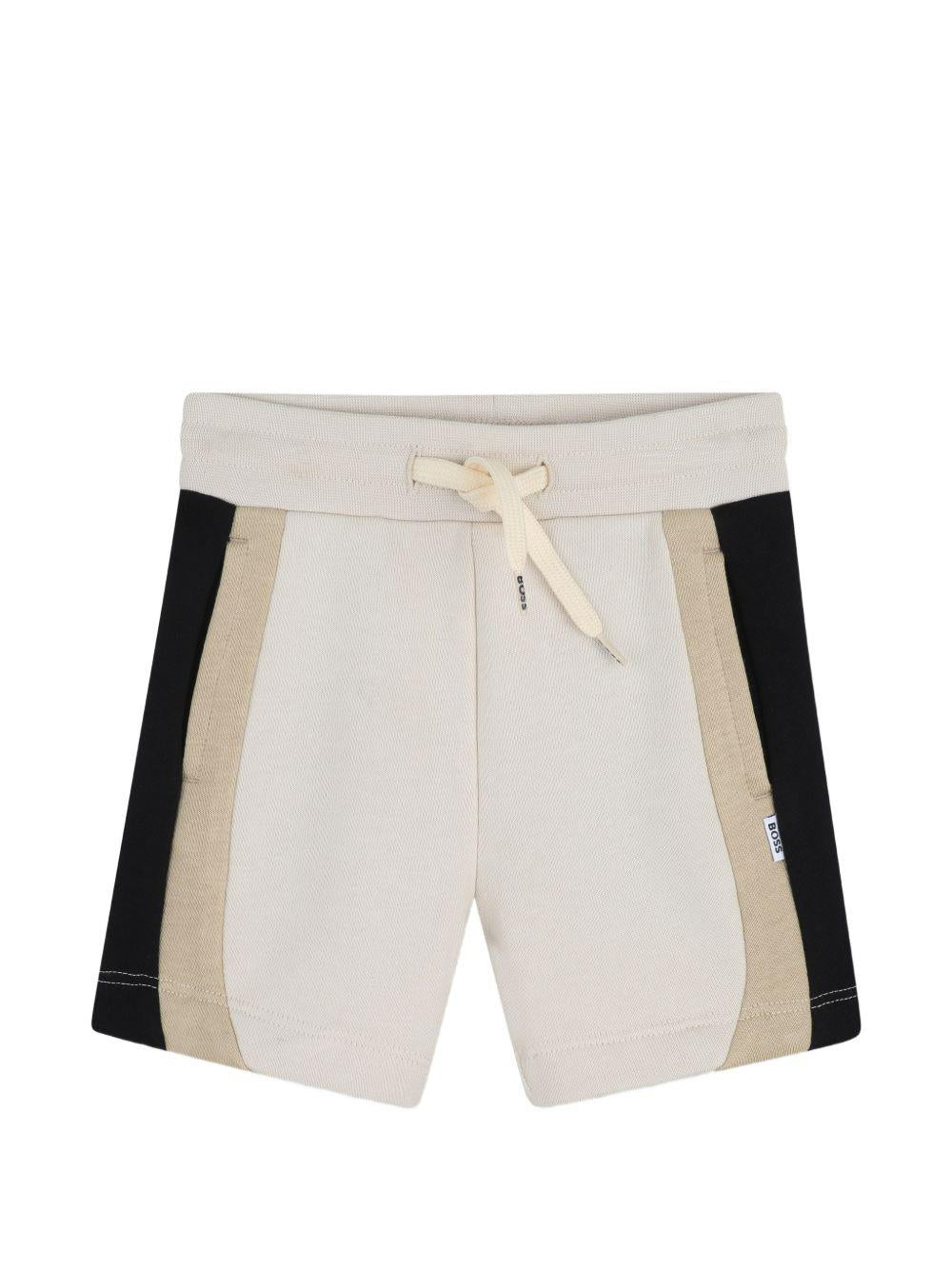 Shorts per neonato Boss Kids bianco crema con coulisse J52873 21C BOSS KIDS