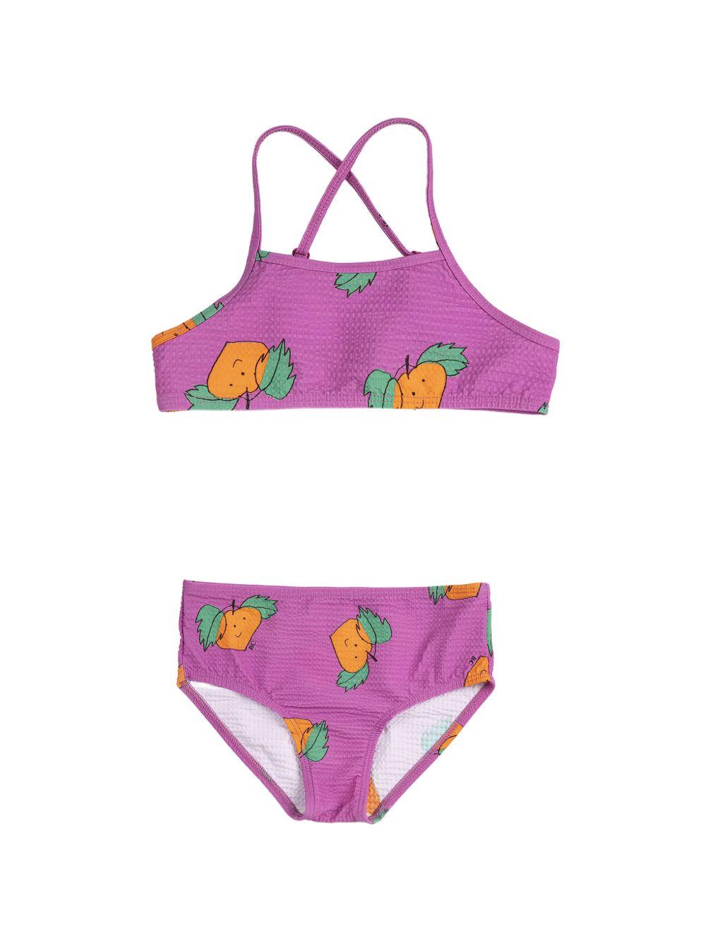 Bikini per bambina Bobo Choses fucsia con stampa grafica all-over B126AC126 511 BOBO CHOSES KIDS