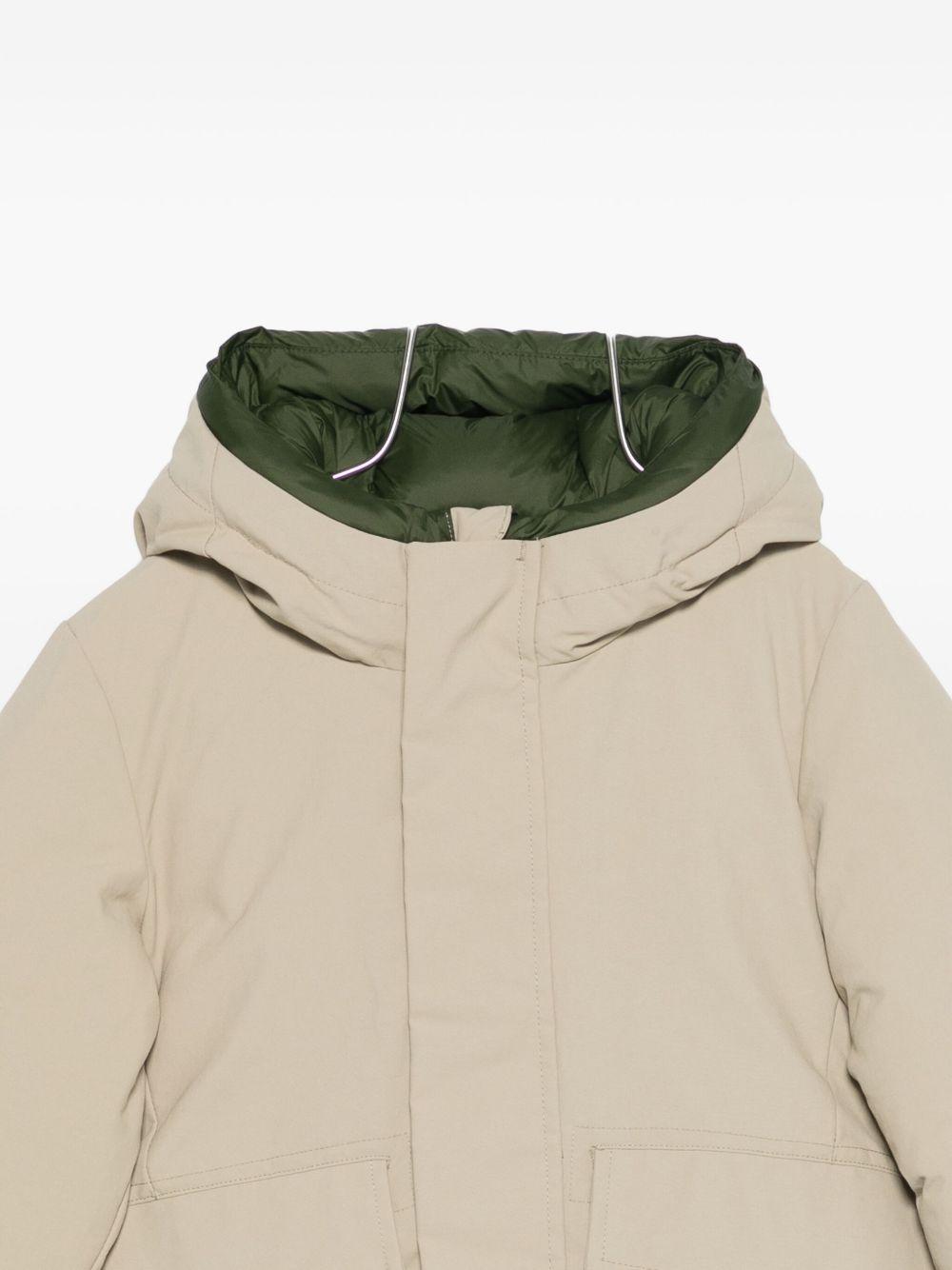 Giacca imbottita per bambino Save The Duck Kids beige con cappuccio P32292B COTO21 21651 SAVE THE DUCK KIDS
