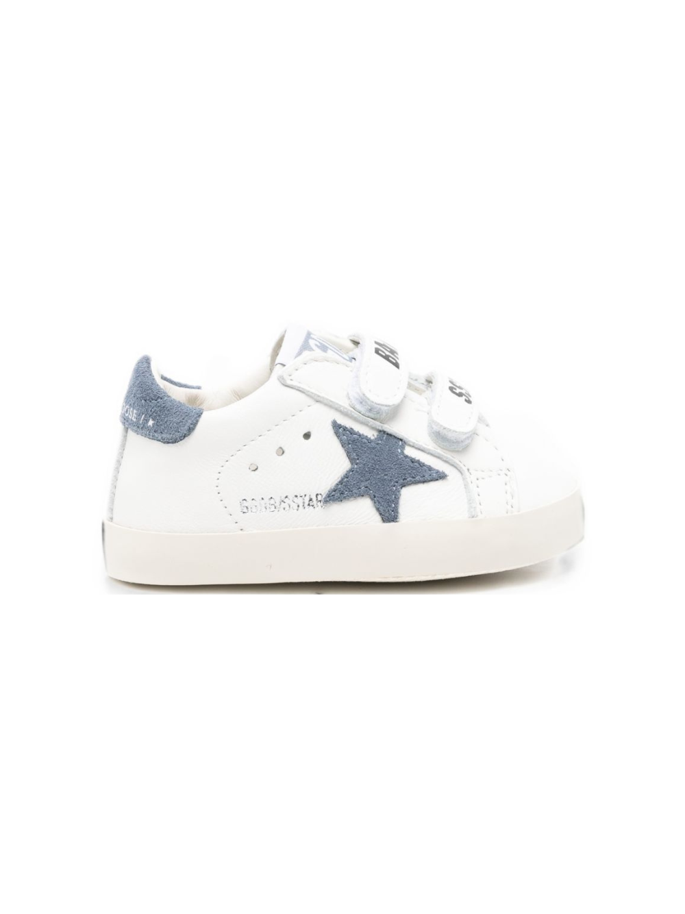 Sneakers per neonato Goolden Goose Kids bianco con toppa a stelle F00166F008632 10573 GOLDEN GOOSE KIDS