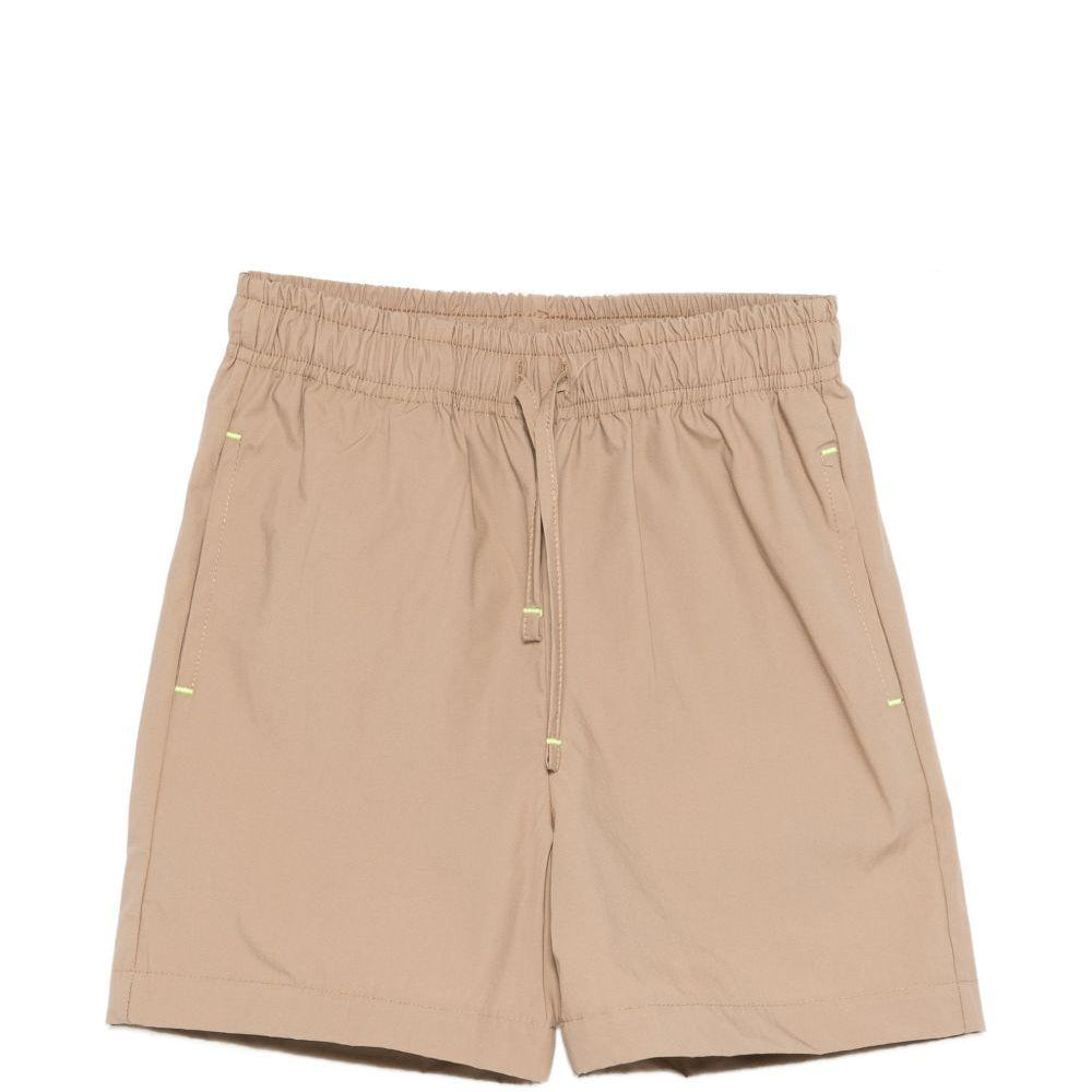 Shorts per bambino MSGM Kids beige con logo sul retro S6MSJBBE190 178 MSGM KIDS