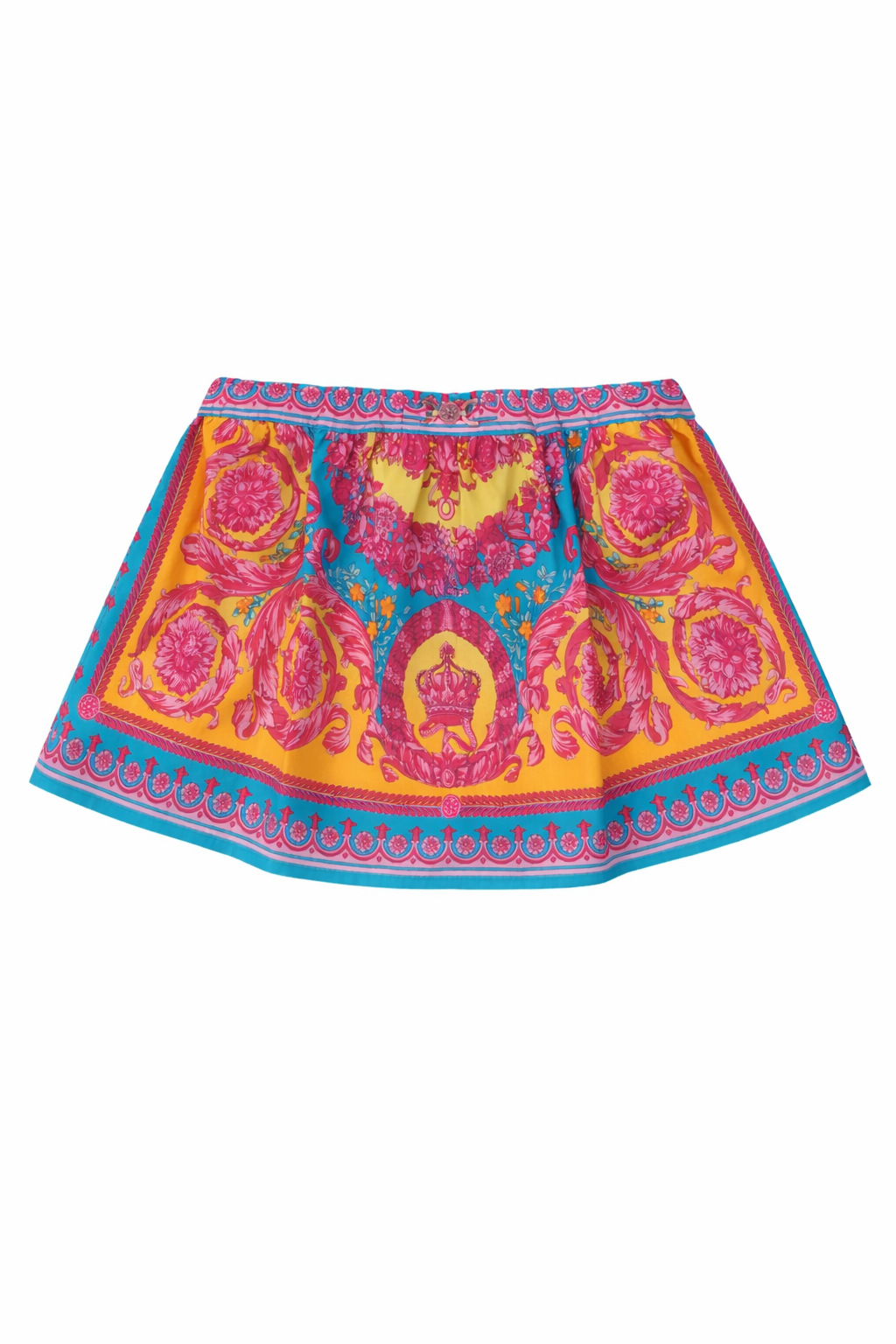 Gonna per neonata Versace Kids multicolor con stampa grafica 10230781A17053 5PF70 VERSACE KIDS