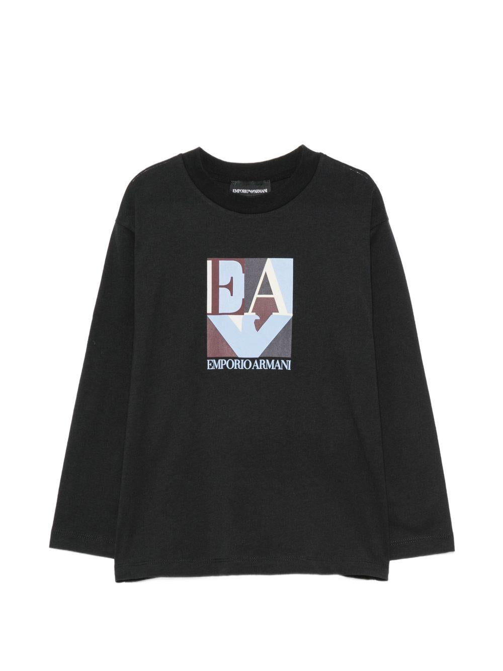 Set di tre t-shirt per bambino Emporio Armani Kids multicolore con logo sul davanti EB001922 AF16162 MZ978 EMPORIO ARMANI KIDS