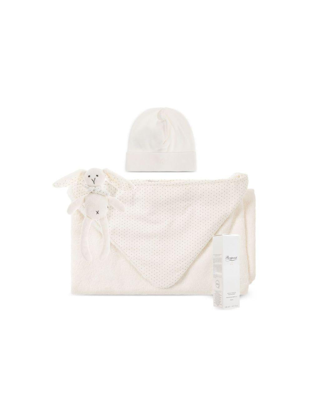 Set da bagno per neonati Bonpoint bianco con coniglietto di peluche PERZDID00100 002 BONPOINT KIDS