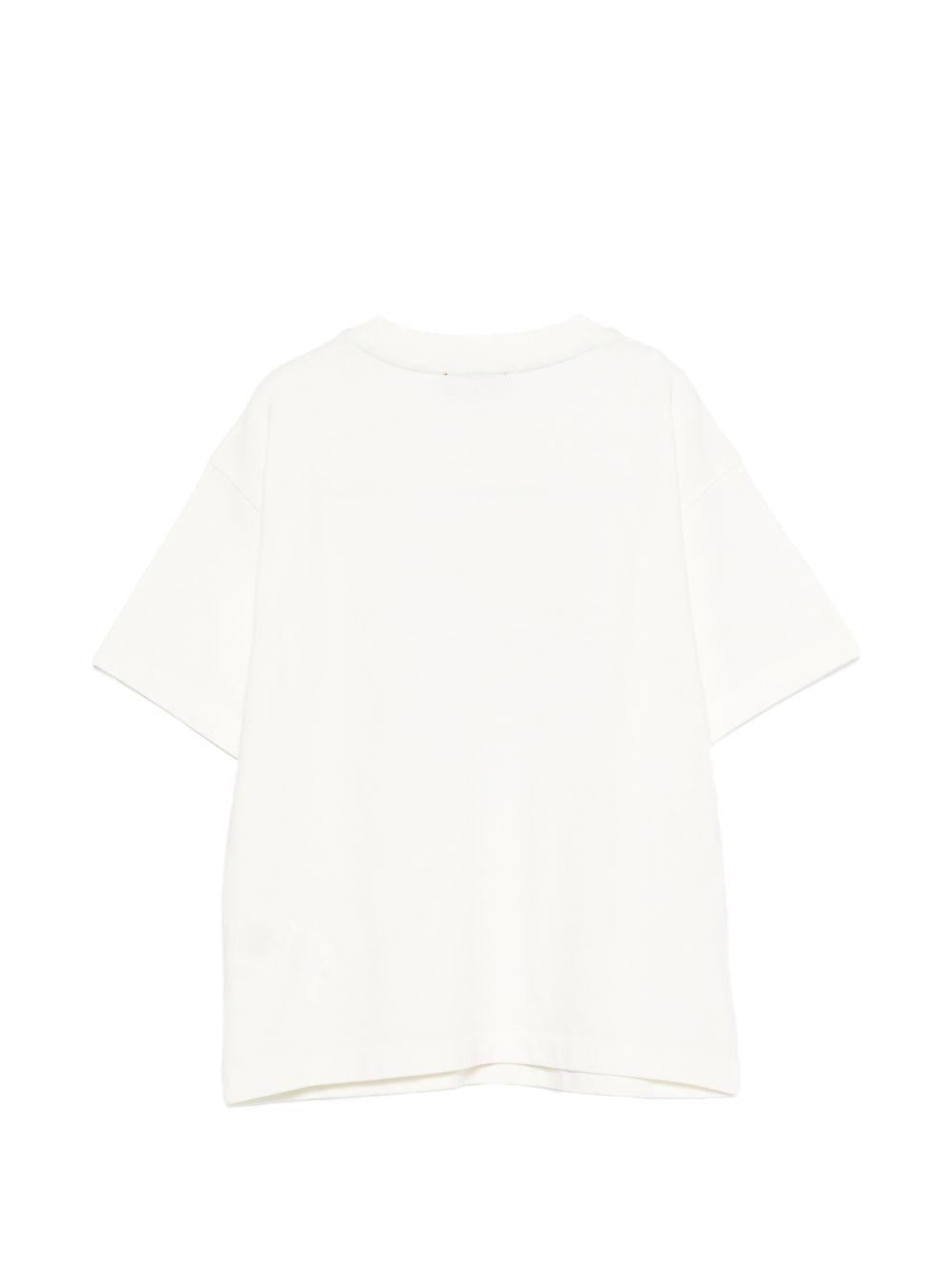 T-shirt per bambino Missoni Kids bianca con stampa zigzag MZ8H11 Z3672 102 MISSONI KIDS