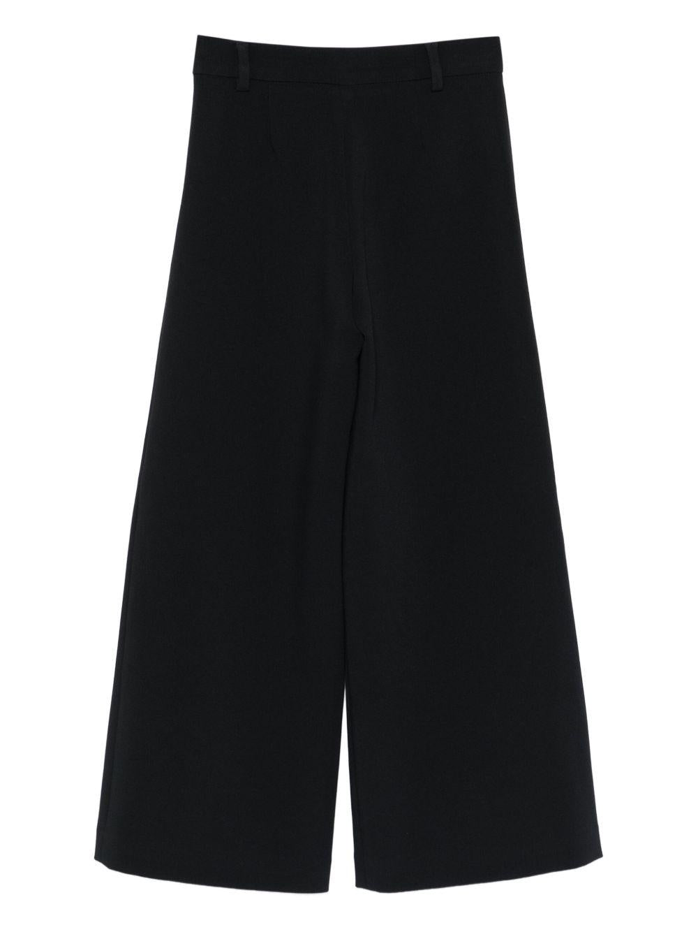 Pantaloni per bambina Elisabetta Franchi La Mia Bambina nero con logo oro EFPA3030GA085 N000 ElISABETTA FRANCHI