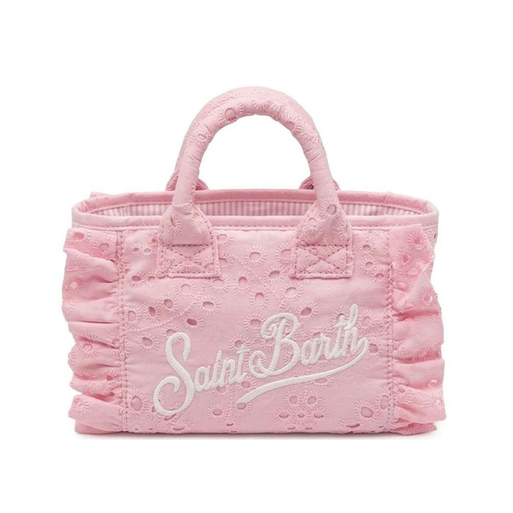 Borsa Vanity Mini MC2 Saint Barth rosa in pizzo sangallo VAMI018 02531L MC2 ST. BARTH KIDS