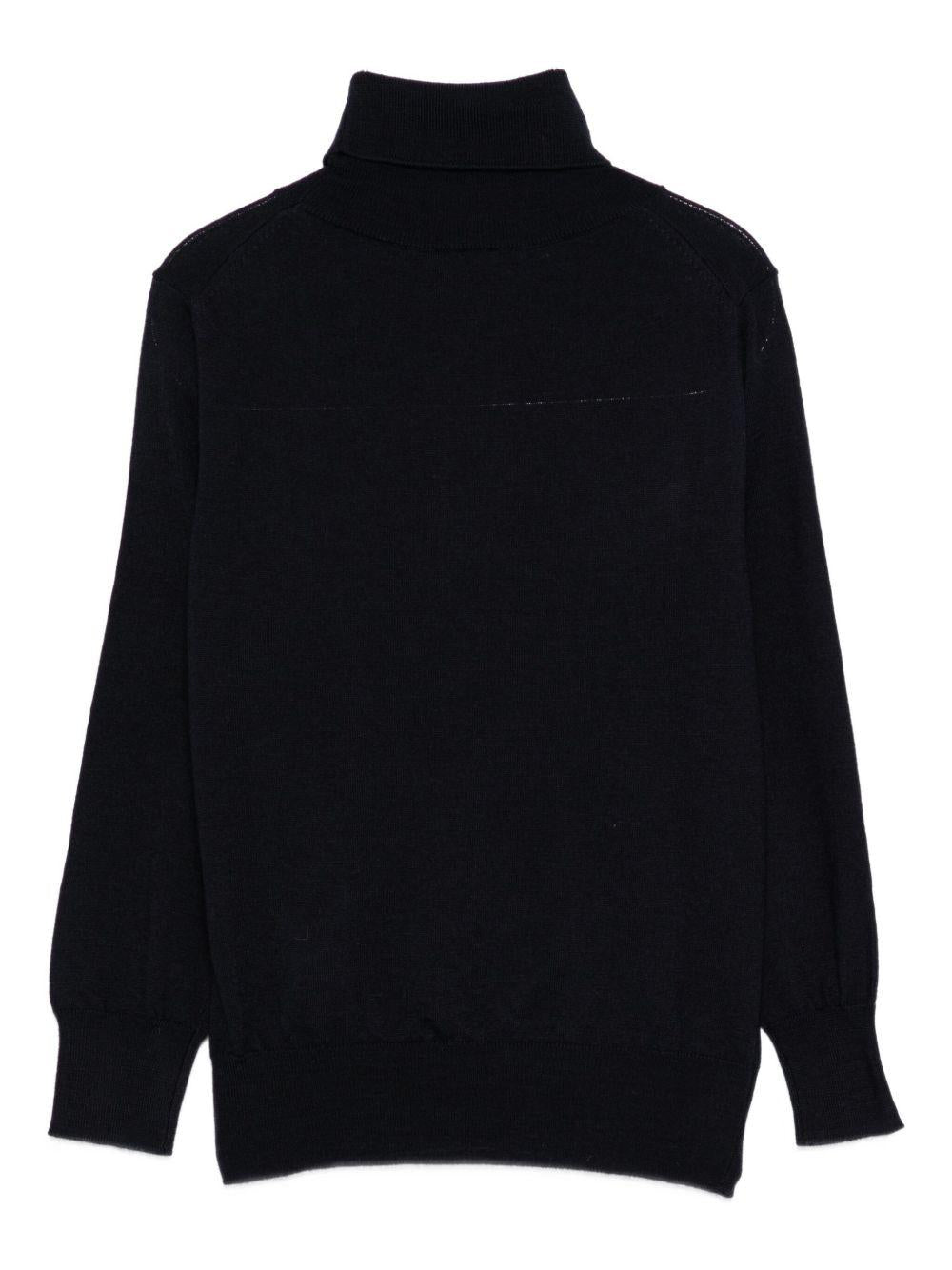 Maglione per bambino Paolo Pecora Kids blu a collo alto PP4099 BLU PAOLO PECORA KIDS