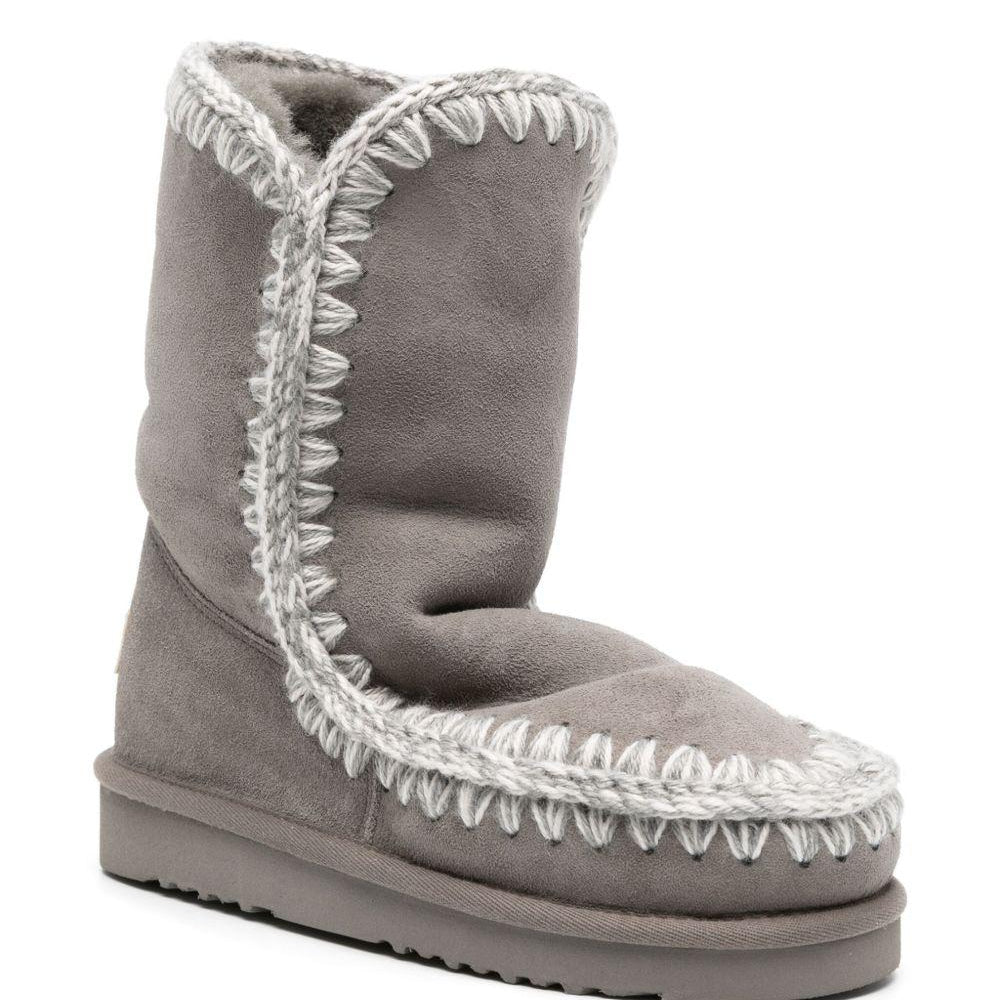 Stivali Eskimo Bold per bambina Mou Kids grigi con pelle scamosciata FW101000A NGRY MOU KIDS