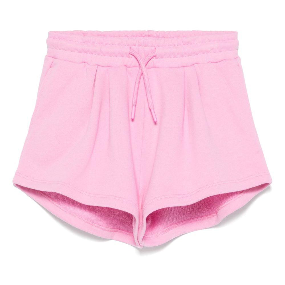 Shorts per bambina MSGM Kids rosa in cotone con logo S5MSJGSH094 MS003 MSGM KIDS