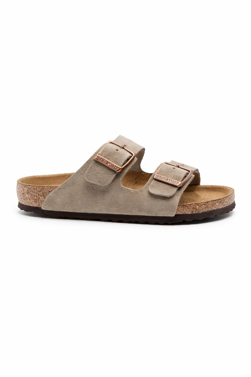 Ciabatte per bambini Birkenstock Kids marroni con fibbia 1021704 TAUPE BIRKENSTOCK KIDS
