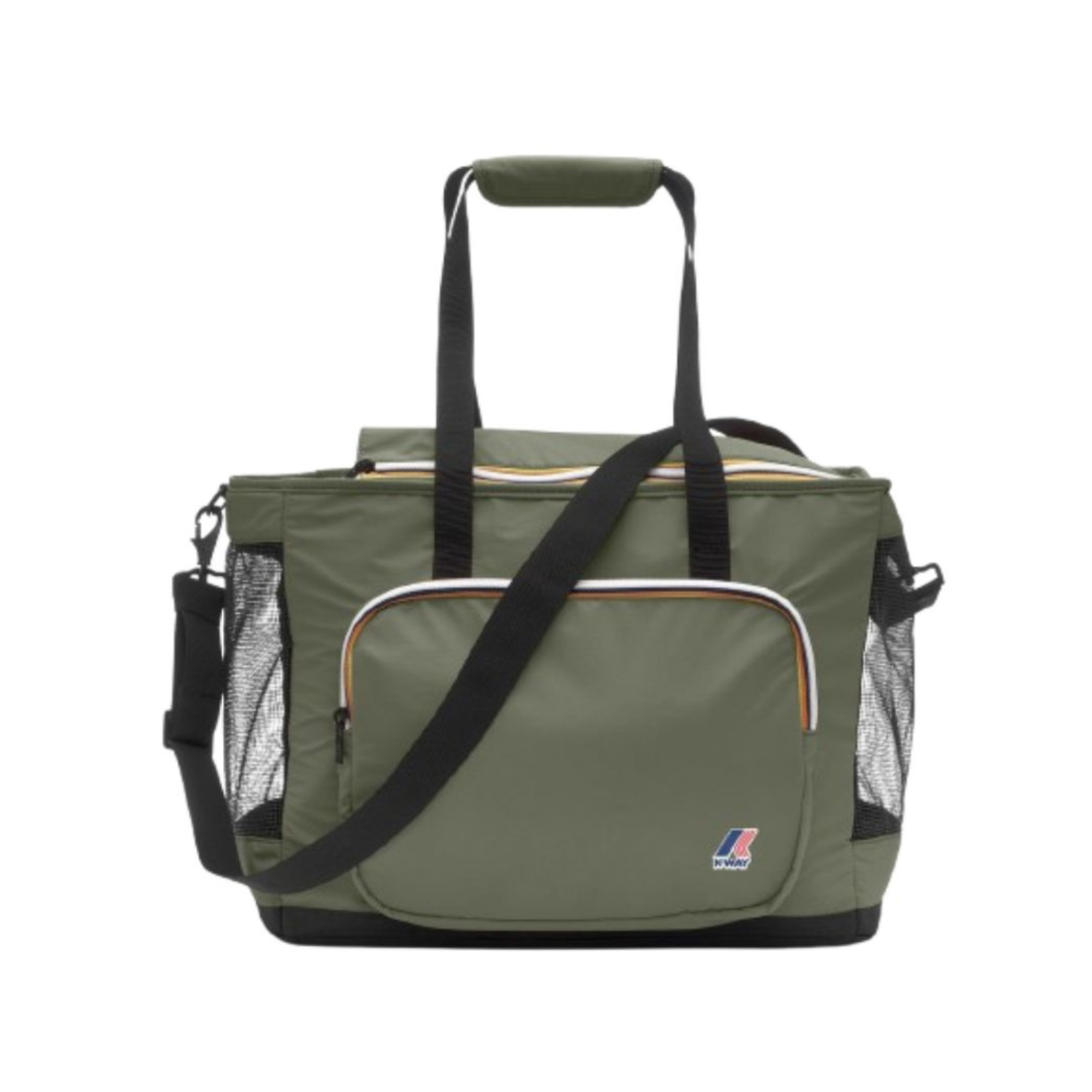 Trasportino per animali domestici Le Vrai 4.0 Marley K-Way verde con dettaglio rete K8151XW V15 K-WAY KIDS