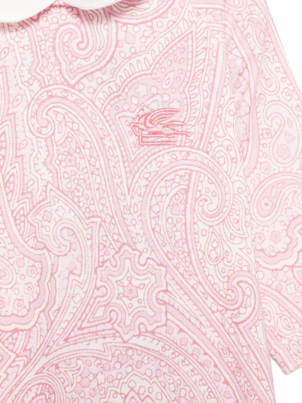Tutine, bavaglino e cappellino per neonata ETRO KIDS rosa con stampa paisley (3 pezzi) GYB530 Z3771 502 ETRO KIDS