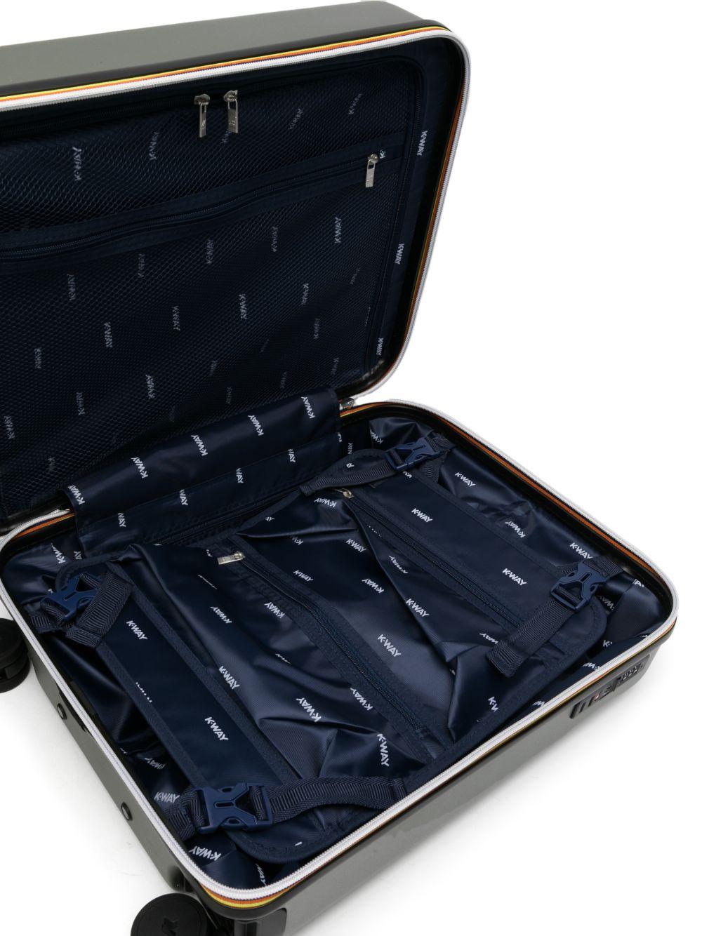 Trolley Eudoxie K-Way Kids verde con logo sul davanti K4125ZW V15 K-WAY KIDS