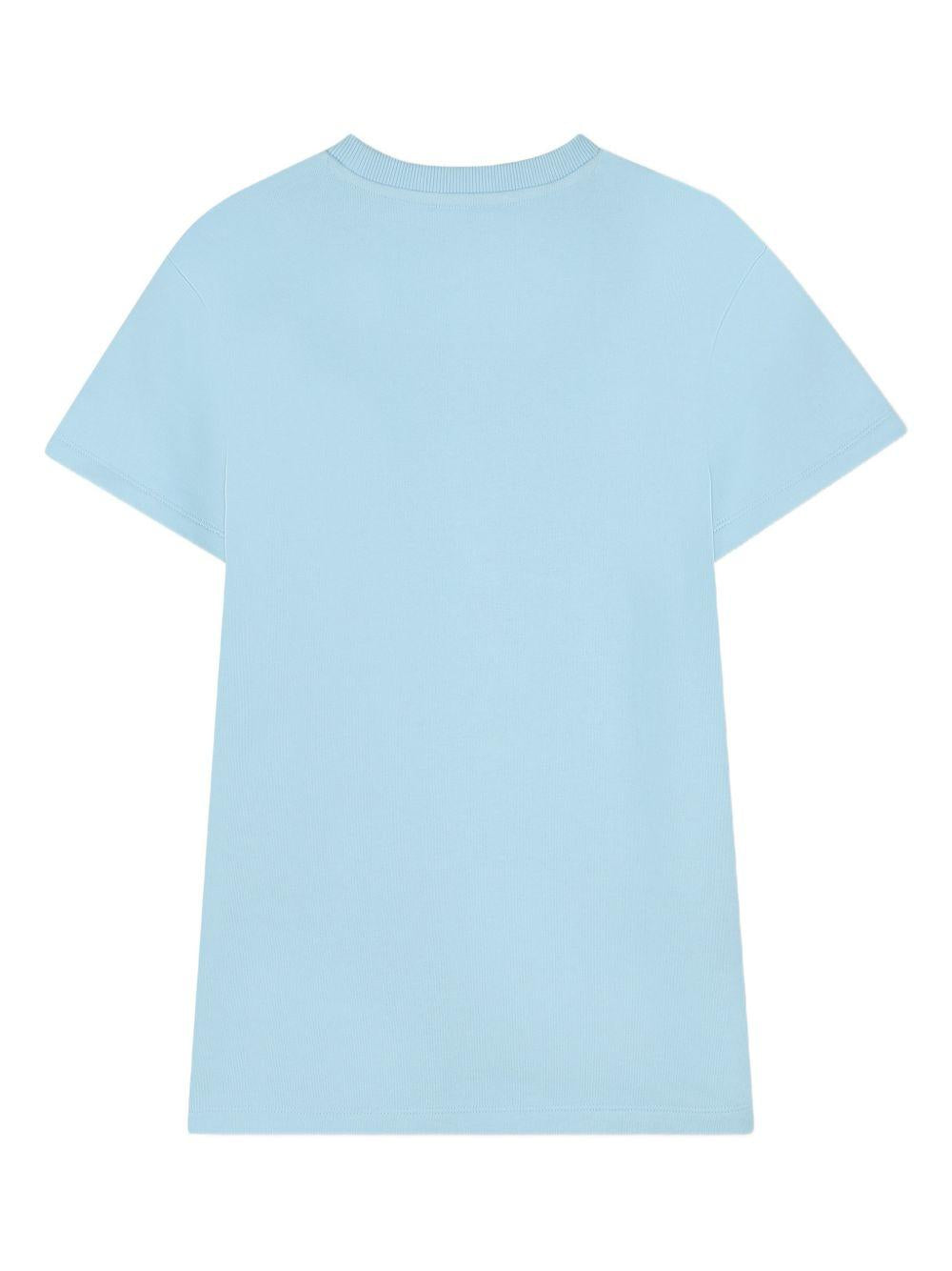 Abito per bambina The Marc Jacobs Kids azzurro con stampa grafica sul davanti W60714 77B THE MARC JACOBS KIDS
