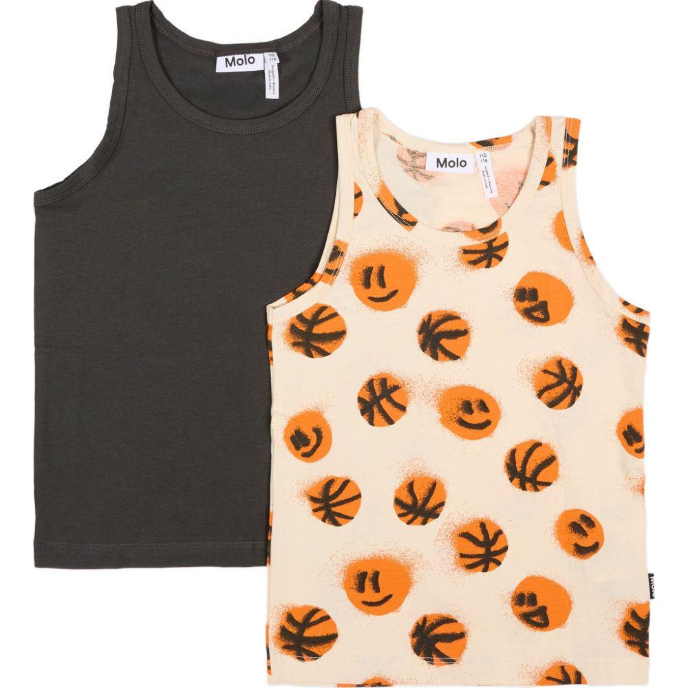 Set di due canottiere per bambino Molo multicolor con diverse fantasie 1S26Q101 9750 MOLO KIDS
