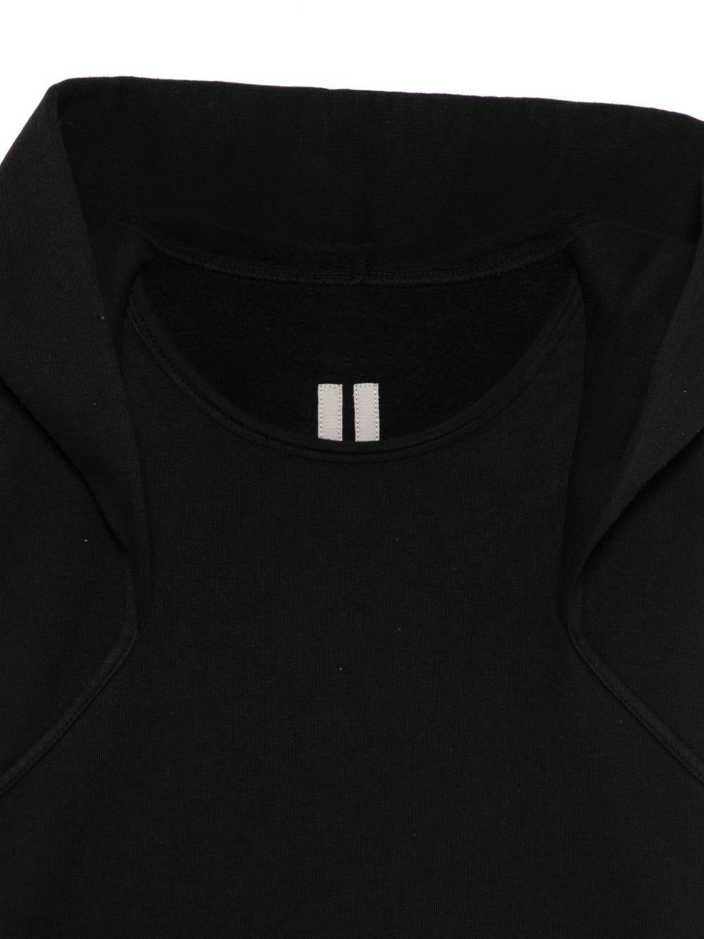 Felpa SL per bambino Rick Owens Kids nera con cappuccio BG01F3162FP 09 RICK OWENS KIDS