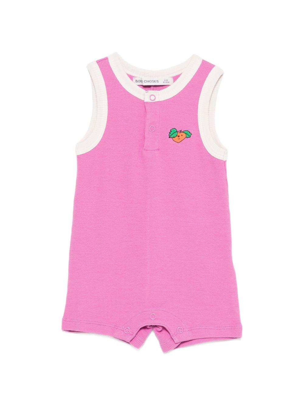Tutian per neonata Bobo Choses rosa con dettaglio ricamato B126AB085 561 BOBO CHOSES KIDS