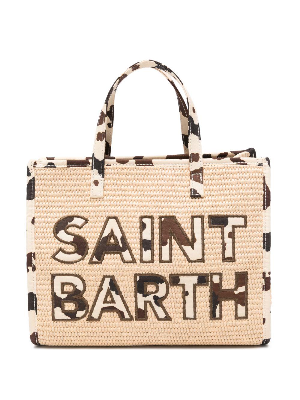 Borsa Vivian medium MC2 Saint Barth beige con rifiniture muccate VVID001 00370L MC2 ST. BARTH KIDS