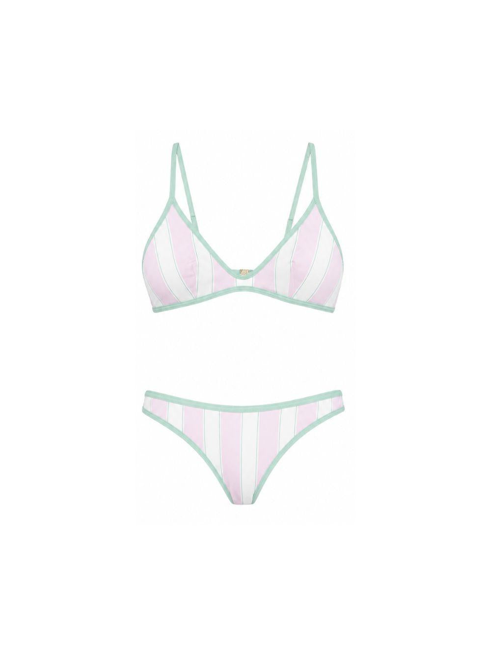 Bikini per donna MC2 Saint Barth multicolore con design a righe PANA003 01129L MC2 ST. BARTH