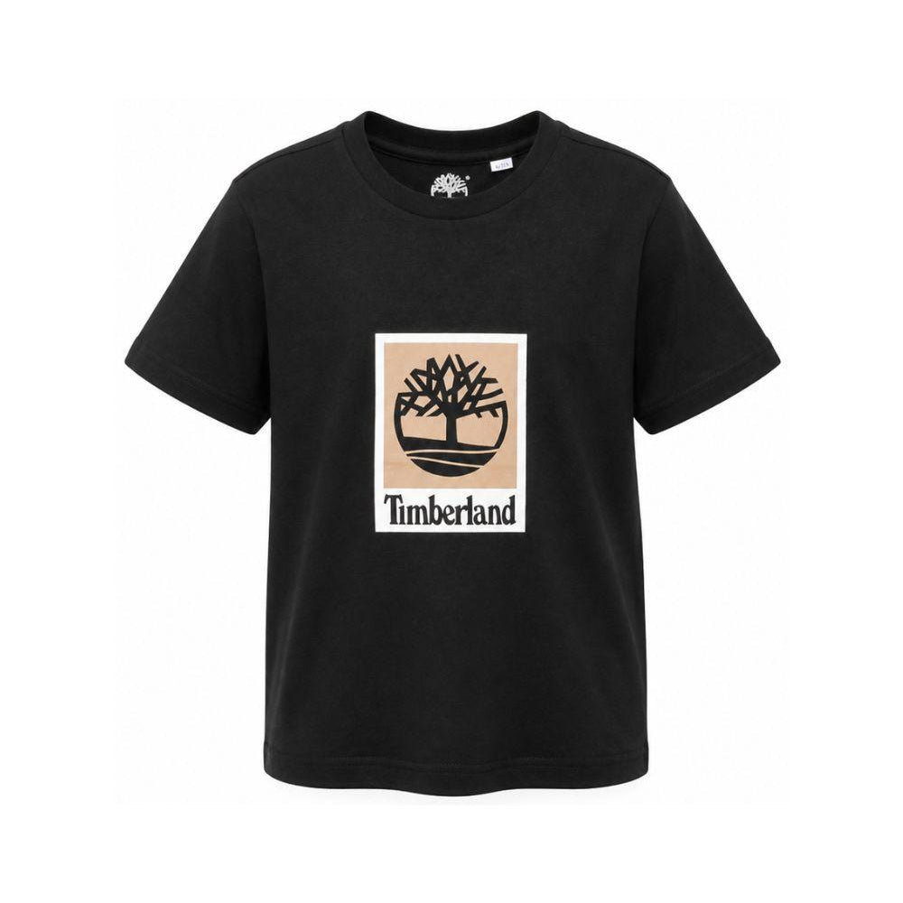 T-shirt per bambino Timberland Kids nera con stampa grafica T60969 09B TIMBERLAND KIDS