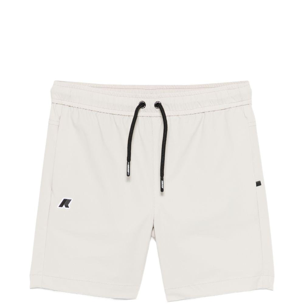 Shorts P.Nesilier per bambino K-WAY Kids grigi con chiusura a coulisse K7152BW 634 K-WAY KIDS