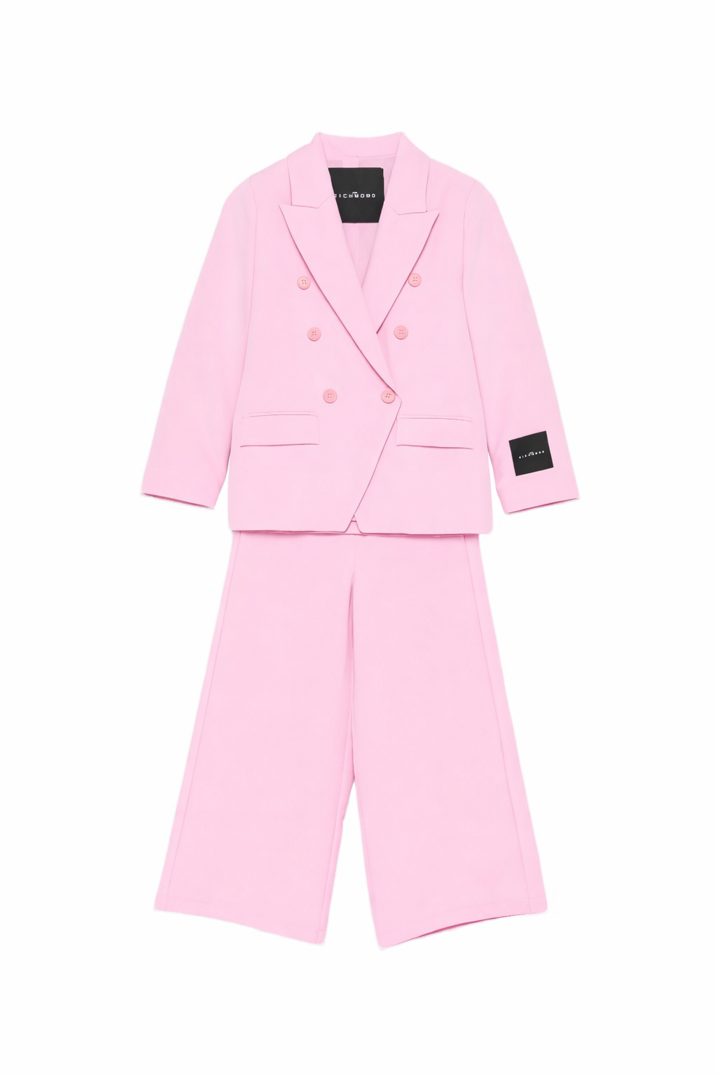 Abito per bambina John Richmond Junior rosa doppiopetto RGP26182JP PINK BEGONIA JOHN RICHMOND JUNIOR