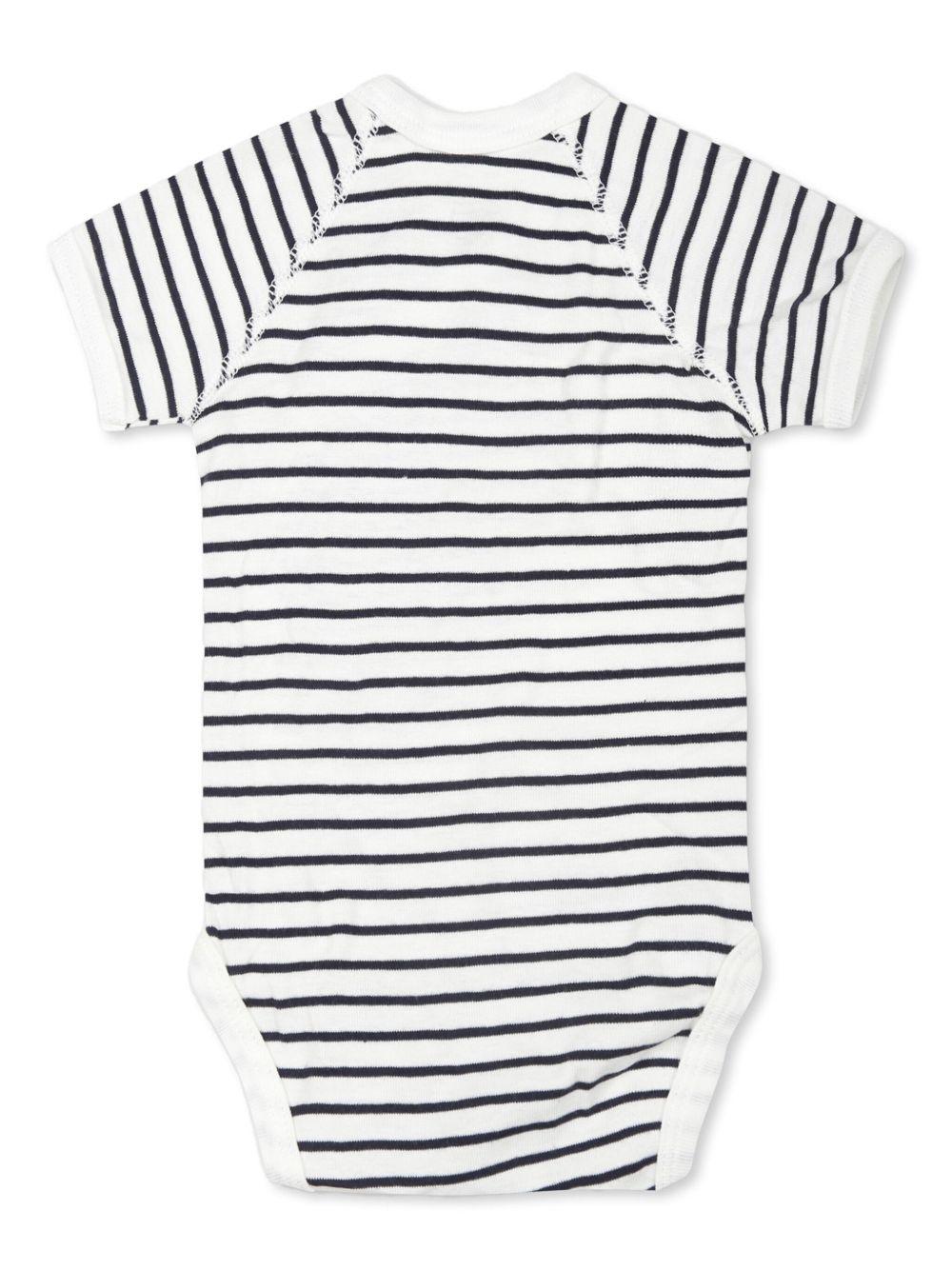 Set di tre tutine per neonati Petit Bateau multicolore con fantasie diverse A097H 00 PETIT BATEAU
