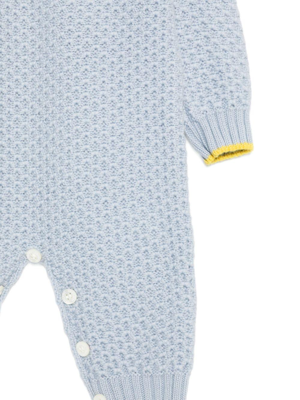 Pagliaccetto per neonato Gensami Kids azzurro di lana TU-APE-WE SKY BLUE GENSAMI
