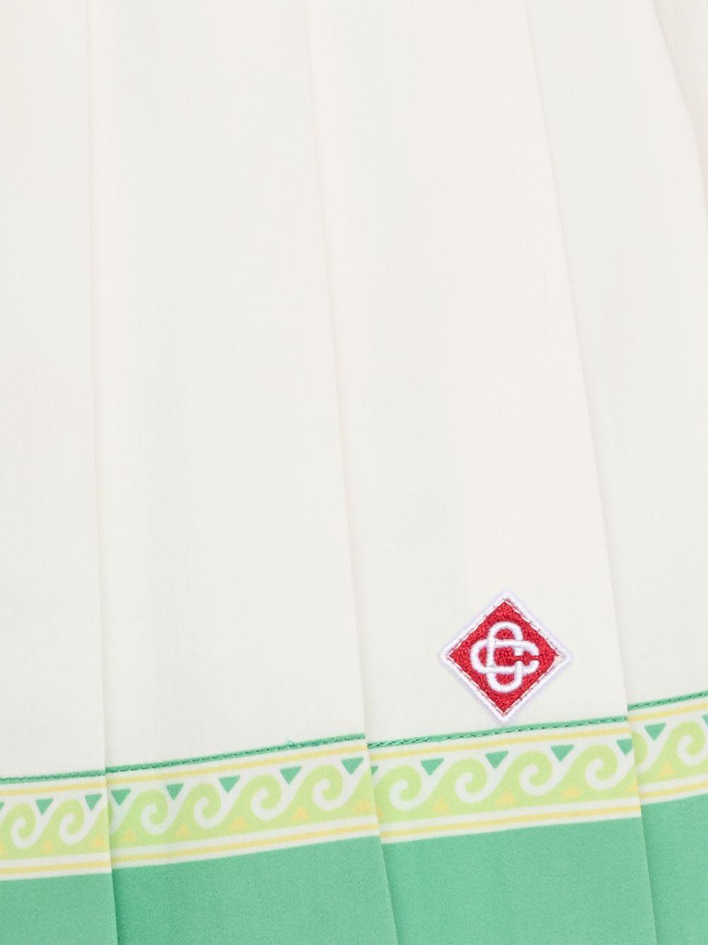 Gonna per bambina Casablanca Kids avorio con dettaglio ricamato KSP26SK15801 WHITE CASABLANCA KIDS