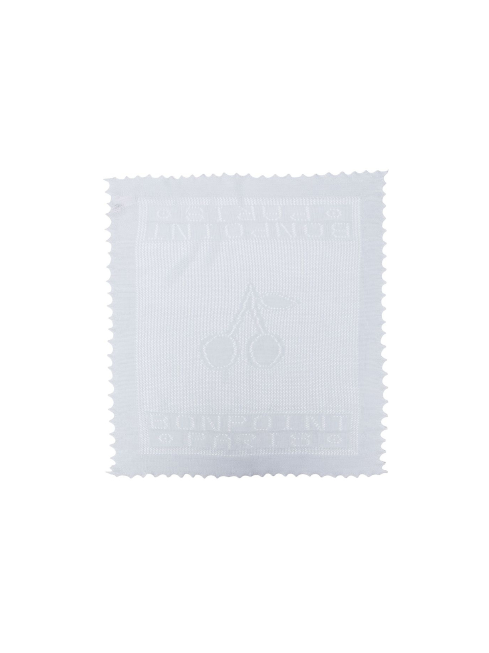 Set coperta, bavaglini e biberon per neonato Bonpoint azzurro con logo jacquard PERYKID00005 010 BONPOINT