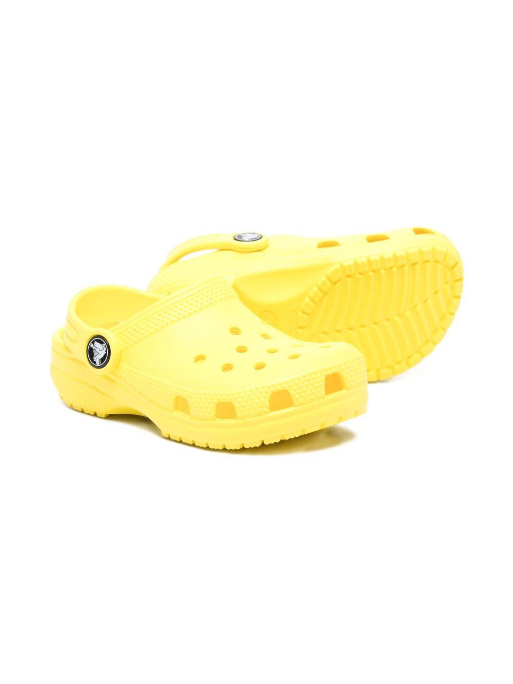 Clogs Classic per bambini Crocs Kids gialle con dettaglio traforato 206991 LEMO CROCS KIDS