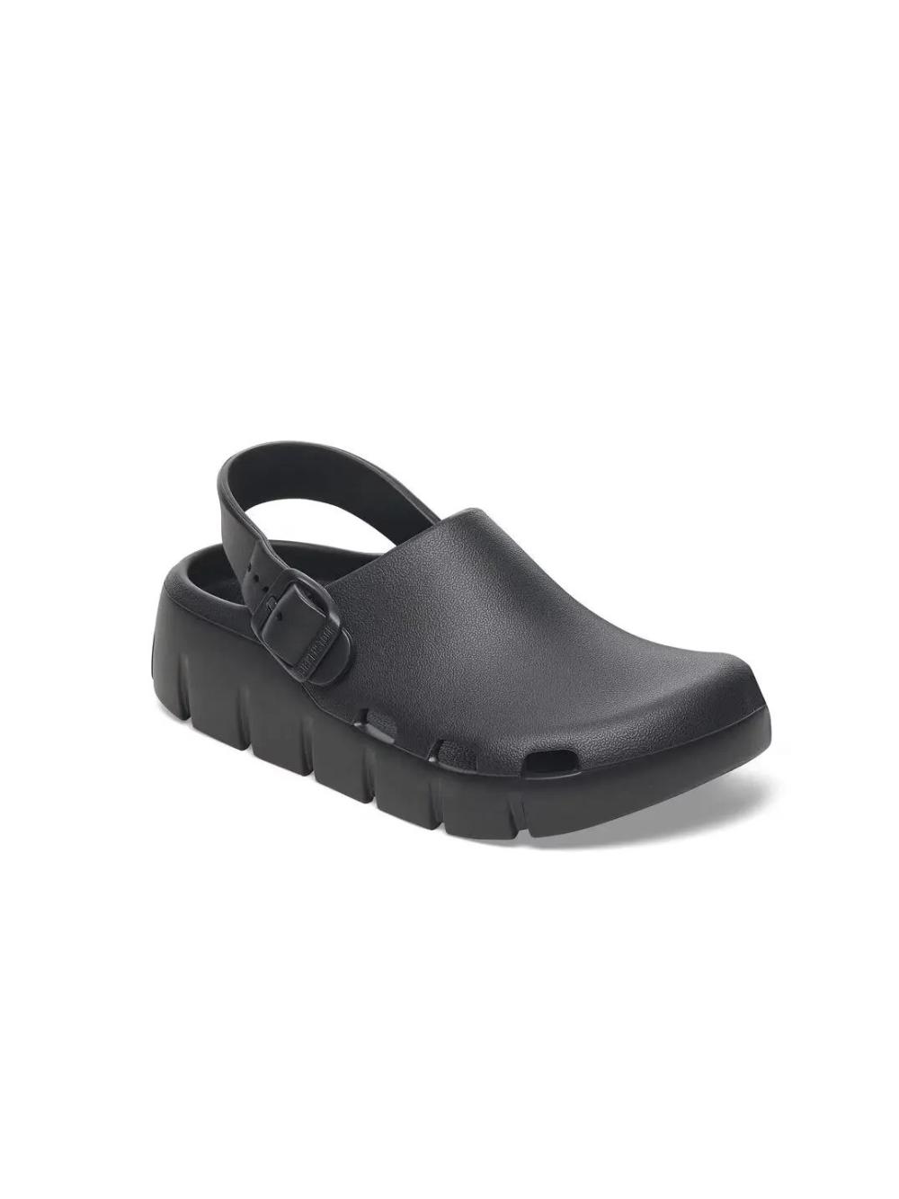 Ciabatta per bambino Birkenstock Kids nero con cinturino posteriore 1029584 BLACK BIRKENSTOCK