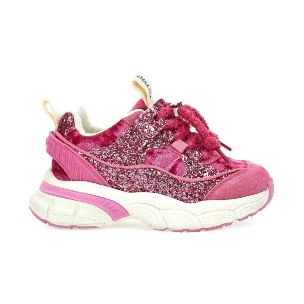 Sneakers per bambina Monnalisa Kids fucsia con dettaglio glitter 8CH006 8773 0069 MONNALISA KIDS