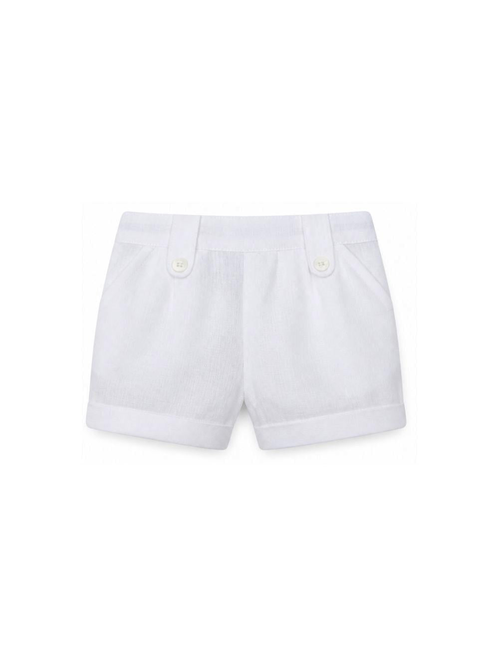 Shorts per neonato Tartine & Chocolat Kids bianchi con vita elasticizzata CC26001 01 TArtine & Chocolat KIDS