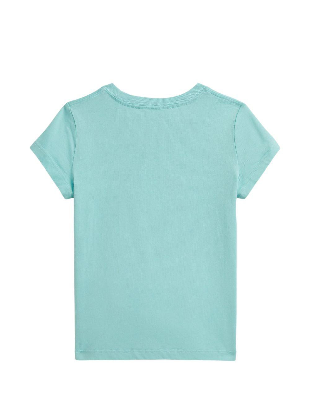 T-shirt per bambino Polo Ralph Lauren Kids azzurra con motivo Polo Bear 312B22529 001 Ralph Lauren kids