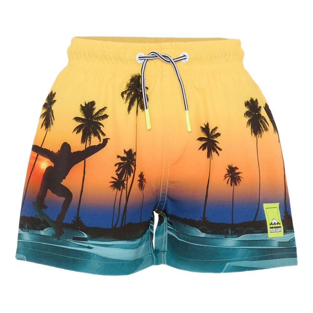 Costume da bagno per bambino Molo multicolore con stampa Palm Tree 8S26P402 5196 MOLO KIDS