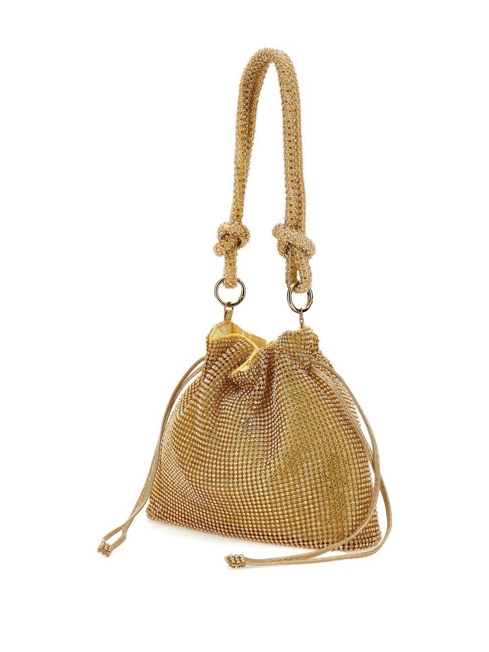 Borsa per bambina Monnalisa color oro con decorazione a paillettes 79G012RM 7783 0070 MONNALISA KIDS